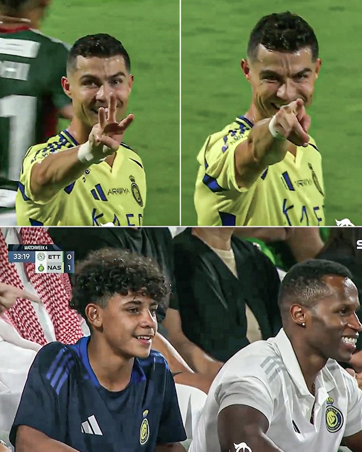 Khoảng khắc đáng nhớ của Ronaldo với cậu con trai lớn Cristiano Jr